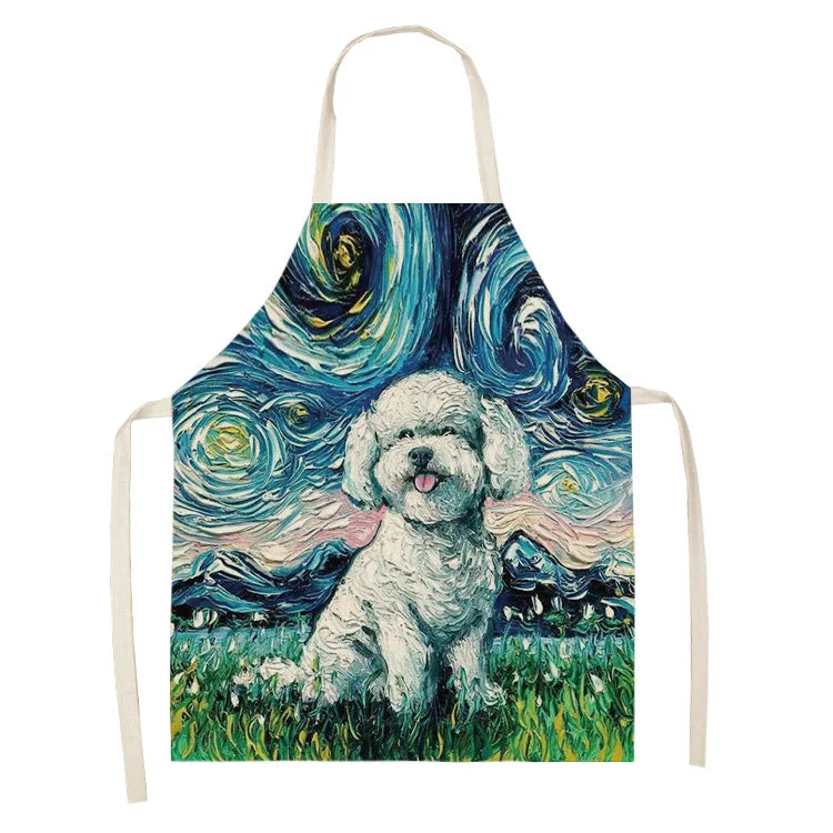 Hochwertige Baumwoll-Leinen Schürze für Reinigung und Haushalt