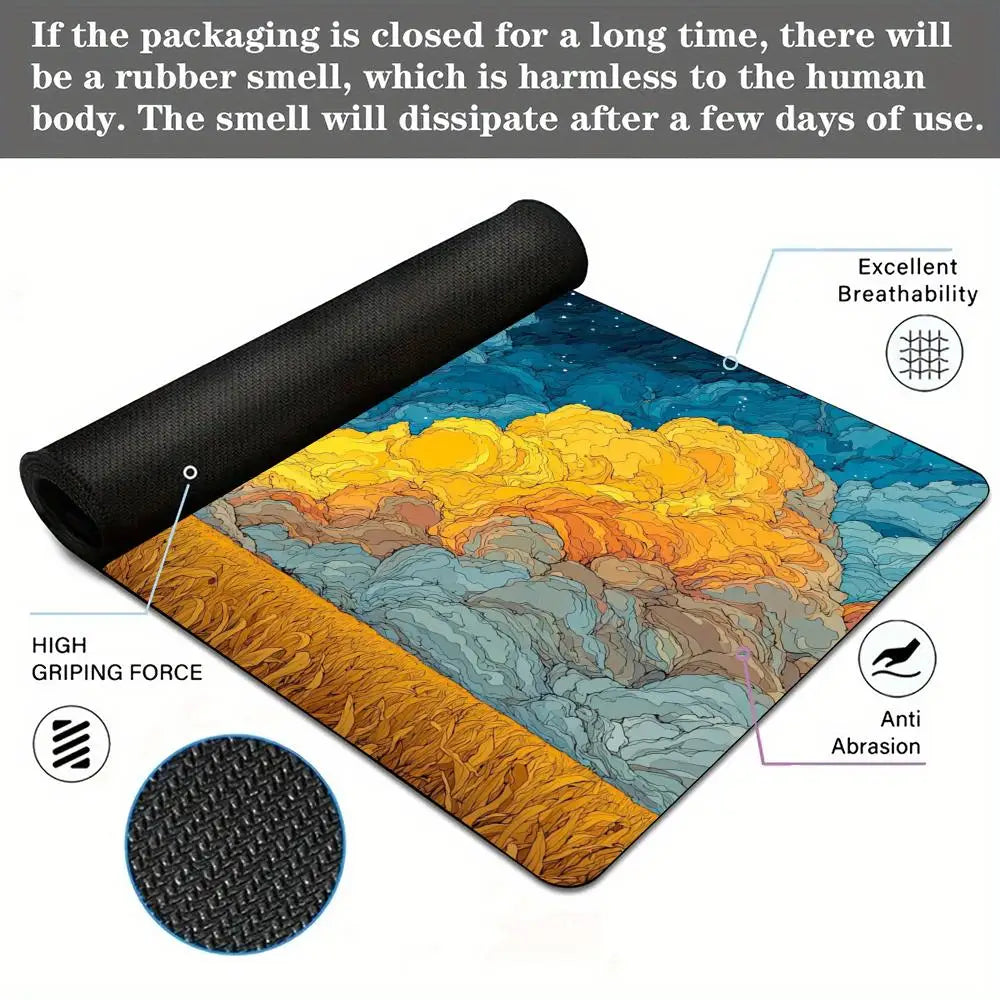 Großes Mauspad für präzises Arbeiten und Gaming mit Komfort