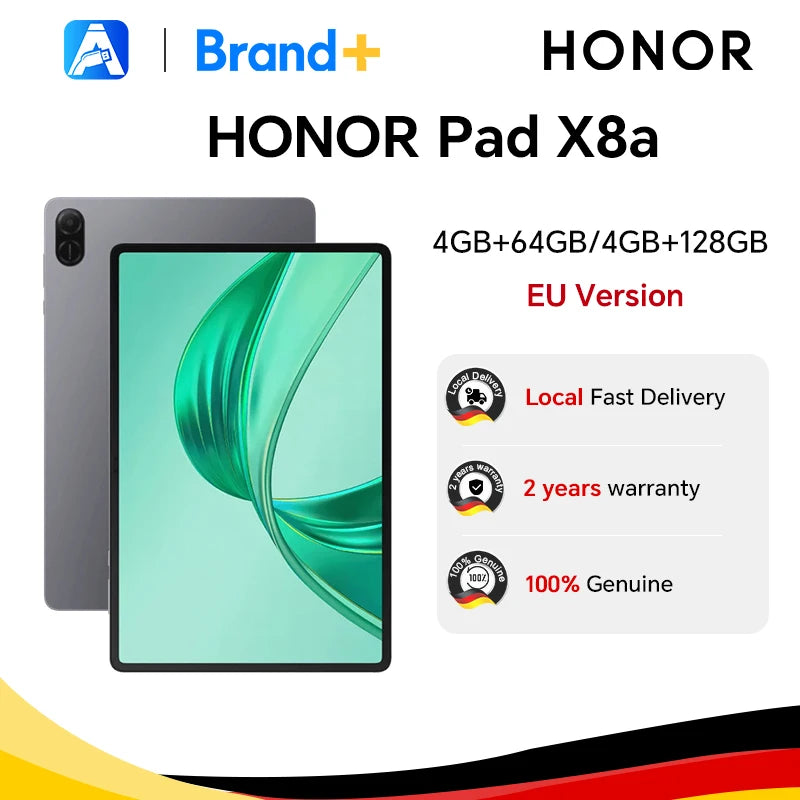HONOR Pad X8a Tablet 11-Zoll, hochauflösend mit 8300mAh Akku