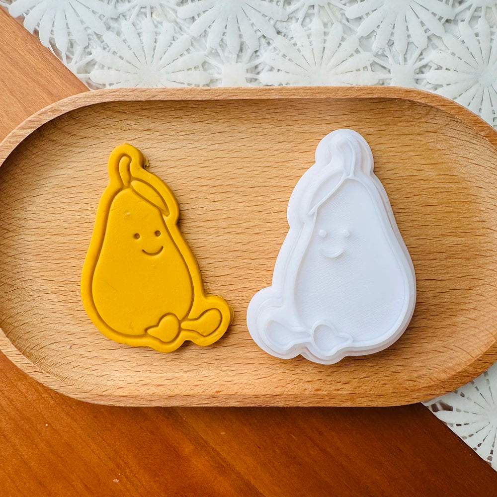 Cartoon Obst Ausstecher aus PLA – Umweltfreundliche Keksformen 2-7 cm