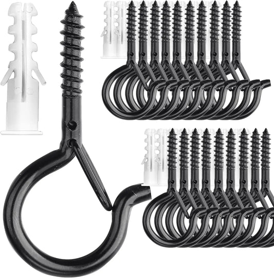 20er Set Robuste Schraubhaken 5.6cm für Pflanzen Lichterketten