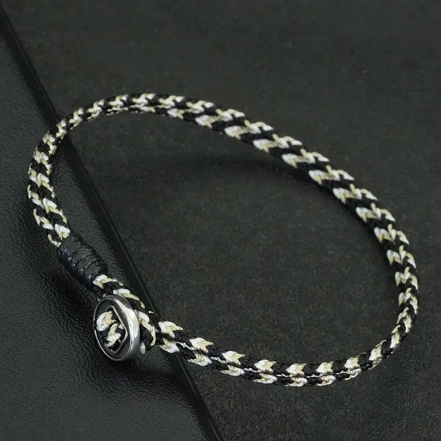 Minimalistisches 2 mm dünnes Seilarmband Unisex Geflochten Geschenkvariante