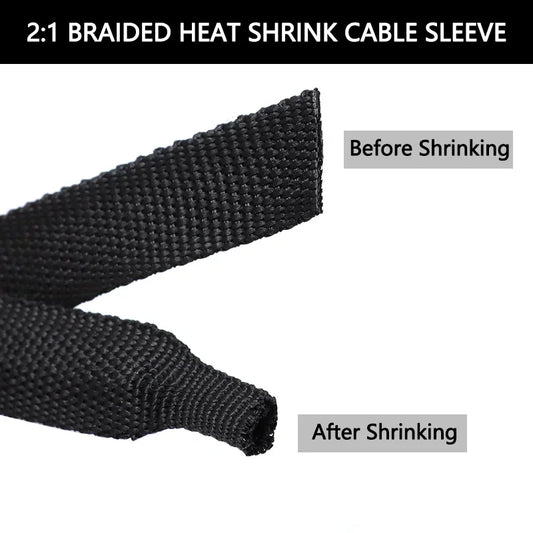 Geflochtene Kabelhülse Nylon Flammhemmend Kabel Schutz Isolierung Organizer