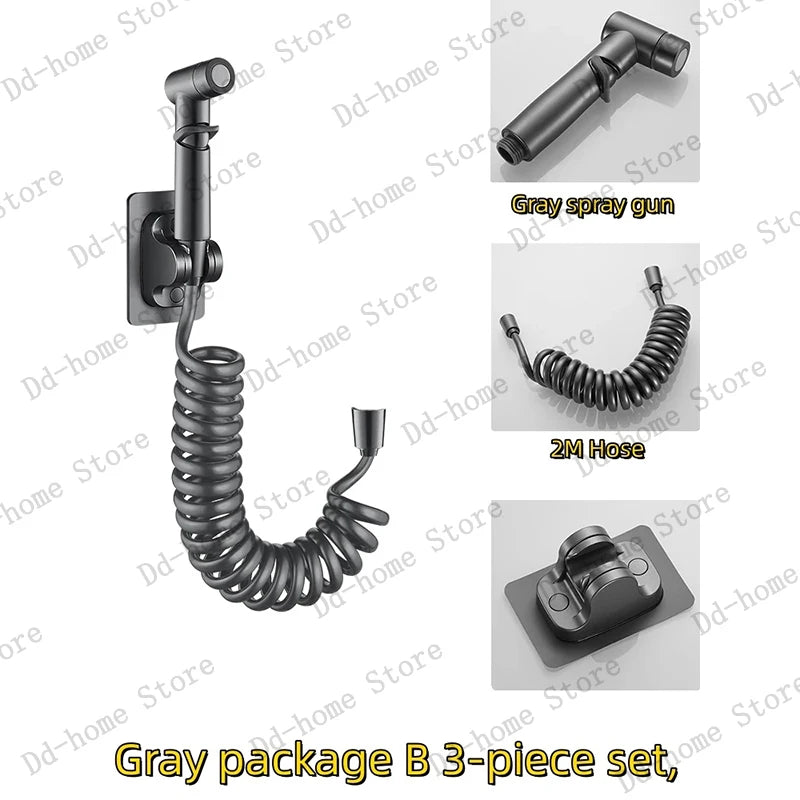 Tragbares Bidet Sprühset für WC - Bad – Hochdruck-Reinigung - Hygiene