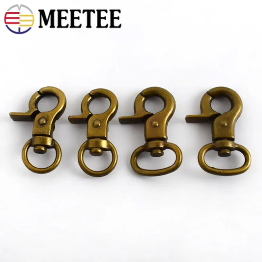 Drehbare Metall Karabiner Verschlüsse für Taschen und Leinen DIY Zubehör