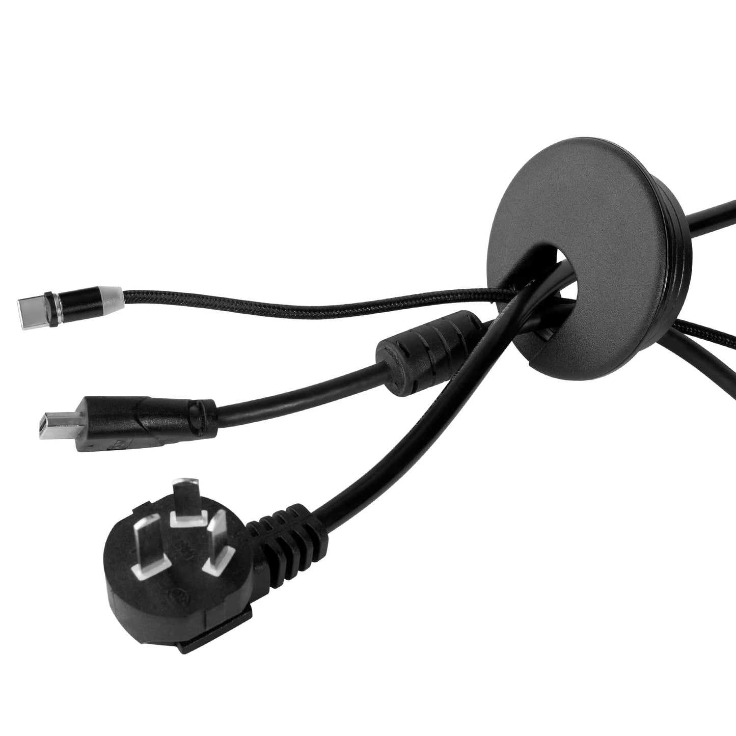 Kabeldurchführung Tülle 2 Zoll für Schreibtisch Lochabdeckung Kabel Organizer