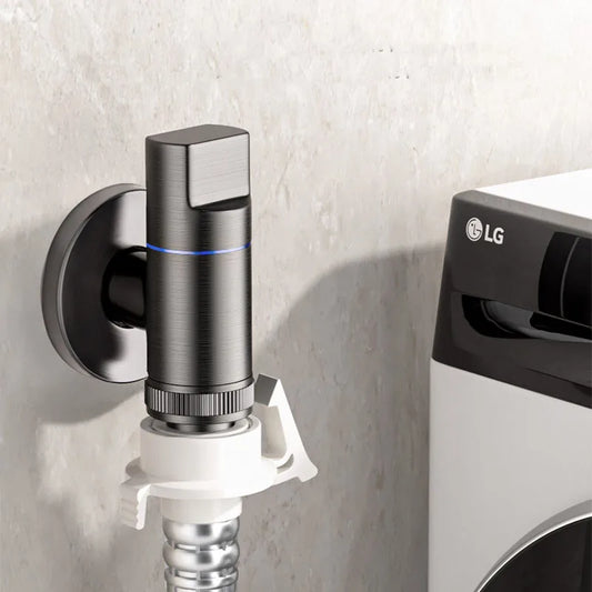 Edelstahl Waschmaschinenarmatur G12 Wandmontage Kalter Wasserhahn