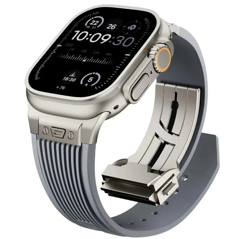 Sport-Silikonarmband für Apple Watch Ultra und Serie 11, 49 46 45 44 mm-Yabubest - Home & More