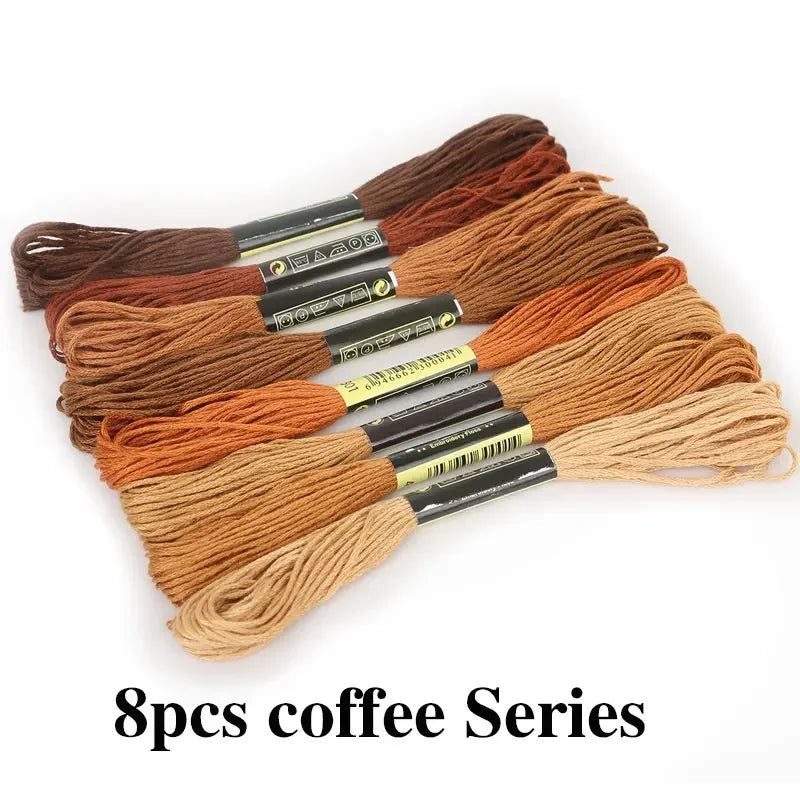 Vielseitiges Stickgarn Mix Farben für Kreativprojekte und Handarbeiten