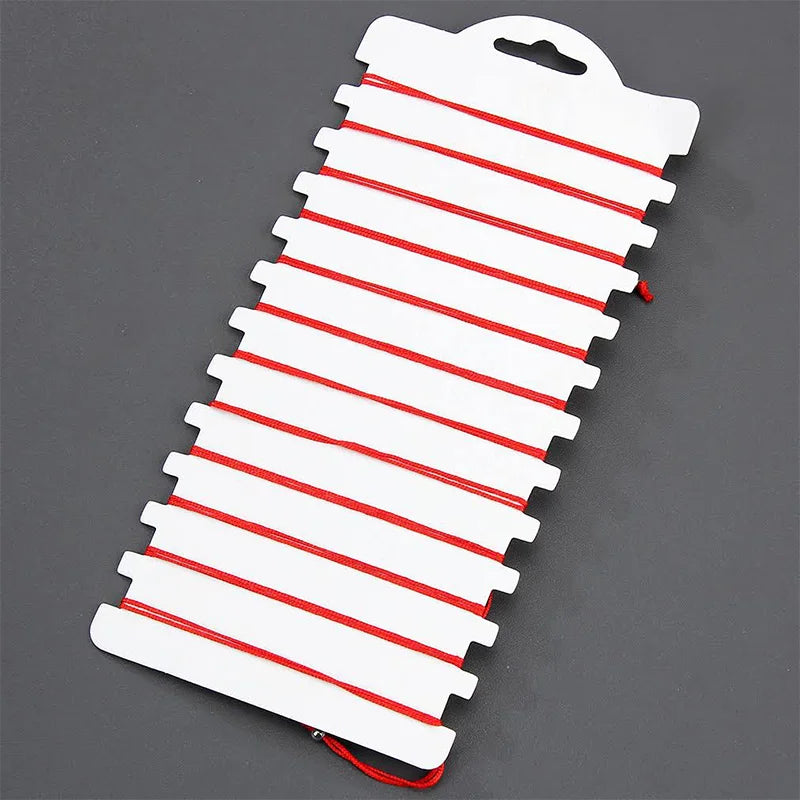 10-50 Stk. Rotes Schnurarmband Glück Erfolg Schutz Amulett Paare