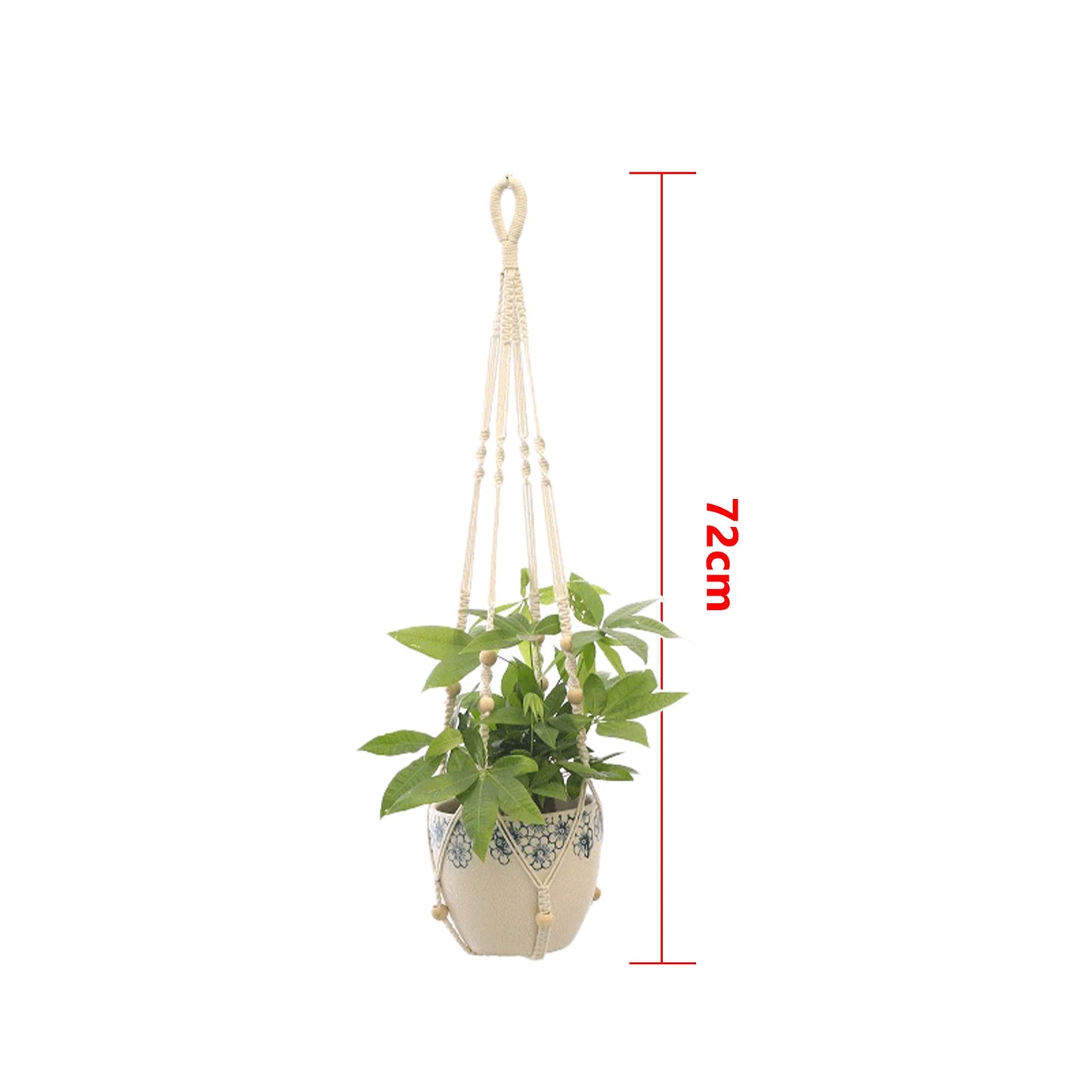 Handgefertigter Makramee Pflanzhalter für Urban Jungle