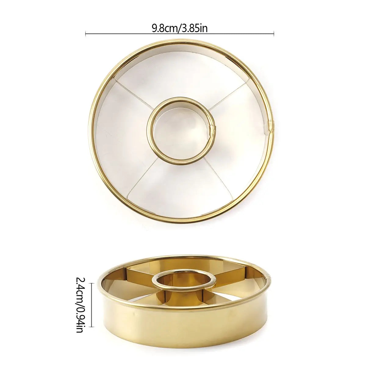 Langlebige Edelstahl Backform für perfekte Donuts, Mousse und Kekse