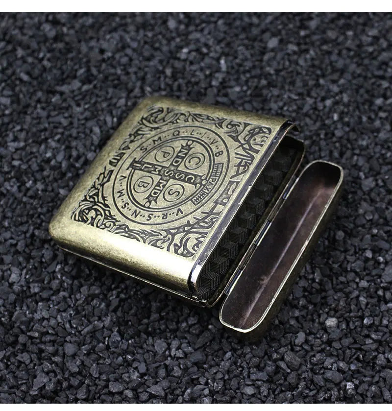 Metall Zigarettenetui mit Adler Muster für 20 Zigaretten