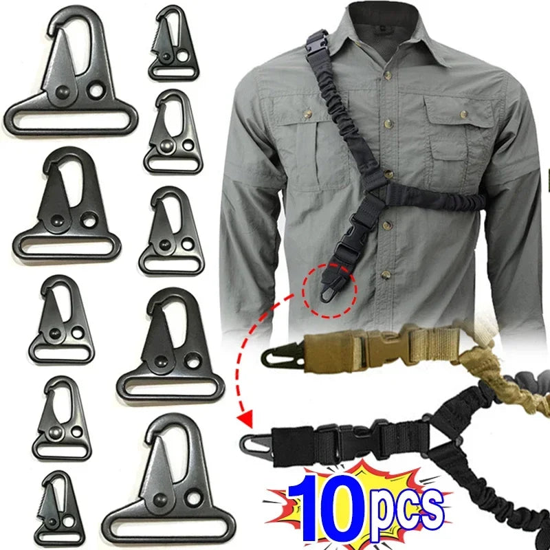 Robuster schwarzer Hawkbill Karabiner aus Aluminium – sicher - vielseitig nutzen