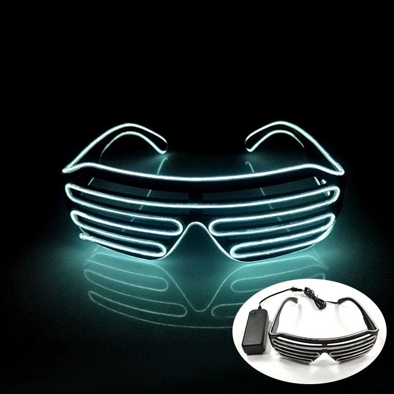Leuchtende LED Partybrille für unvergessliche Anlässe