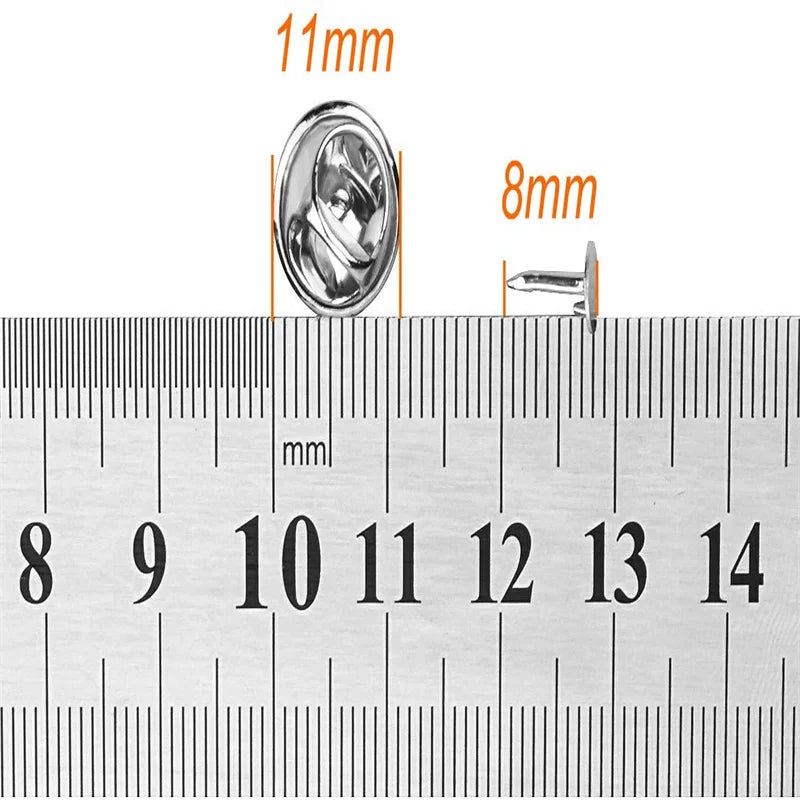 Metall Locking Pin Brosche Abzeichen Halter Verschluss für DIY Schmuck und Handwerk-Yabubest - Home & More