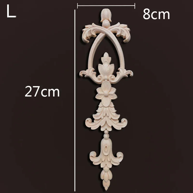 Holzmoebel Applikationen Wohnzimmer Dekoration NATUERLICHE Blumen