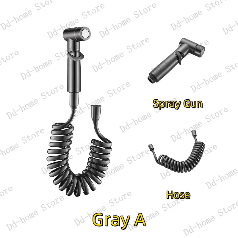 Tragbares Bidet Sprühset für WC - Bad – Hochdruck-Reinigung - Hygiene