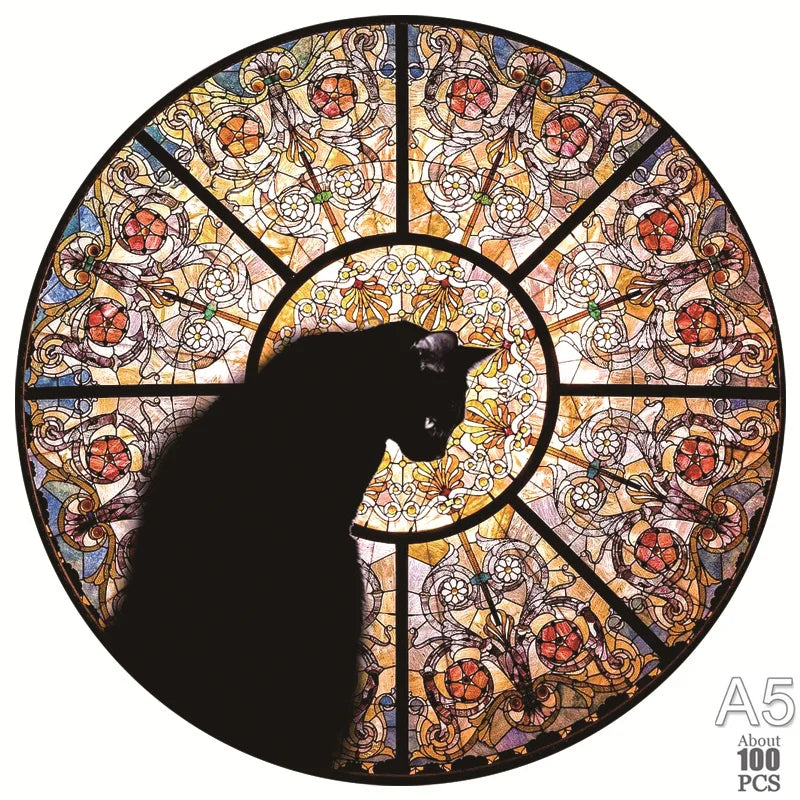 Anspruchsvolles Landschafts Holzpuzzle für Dekoration und Spiel