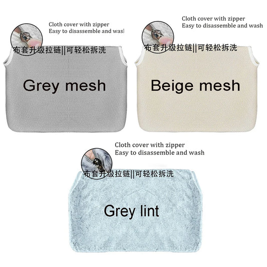 Atmungsaktives Mesh Katzen-Hängematten Bezug mit Reißverschluss 45x30 cm