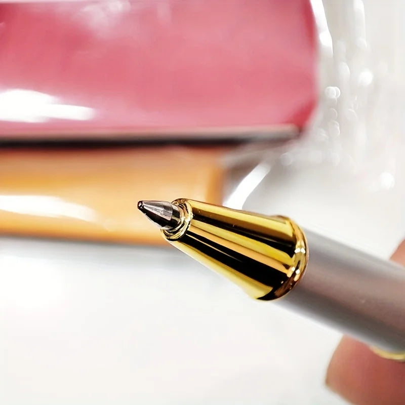 Eleganter Metall Signatur Stift Schwarz für Büro - Geschäft – Präzise Unterschrift