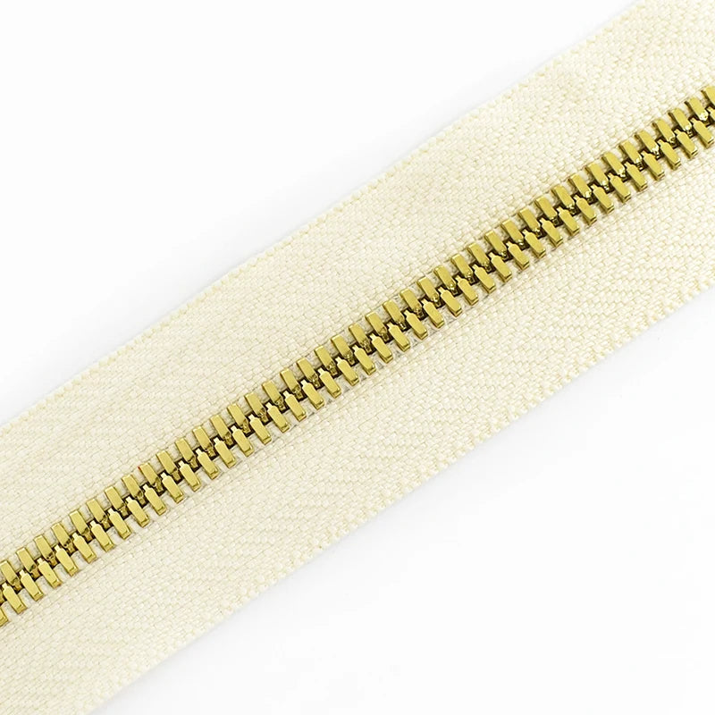 Metall-Reißverschluss Offenes Ende Zwei-Wege Reißverschlüsse Gold Silber-Yabubest - Home & More