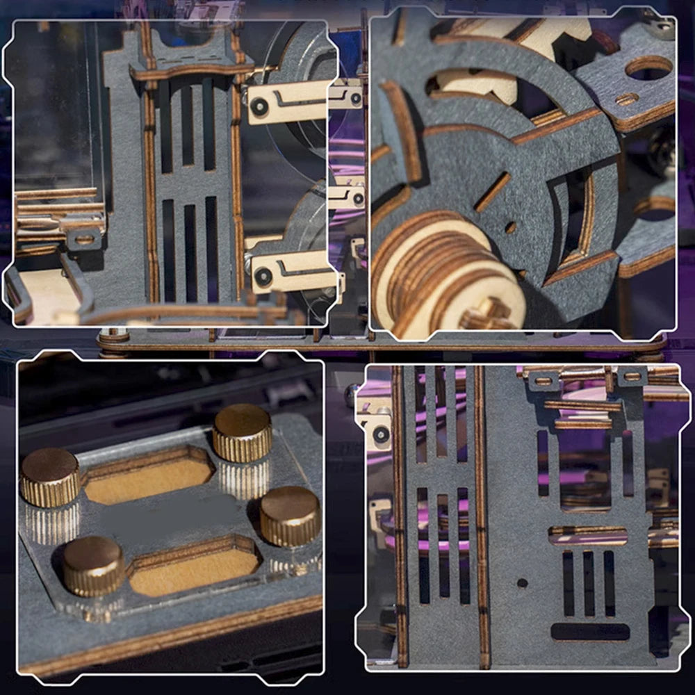 3D Holzpuzzle zum Selberbauen und Lernen für Erwachsene und Kinder