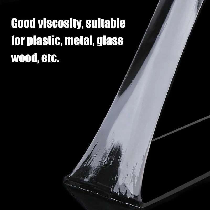 Doppelseitiges Nano Klebeband 2 mm breit wasserfest wiederverwendbar