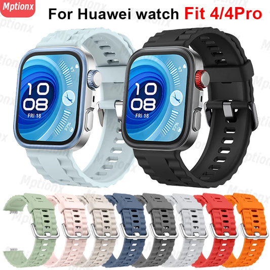 Silikon Sportarmband für Huawei Watch Fit 4/4Pro komfortabel und robust