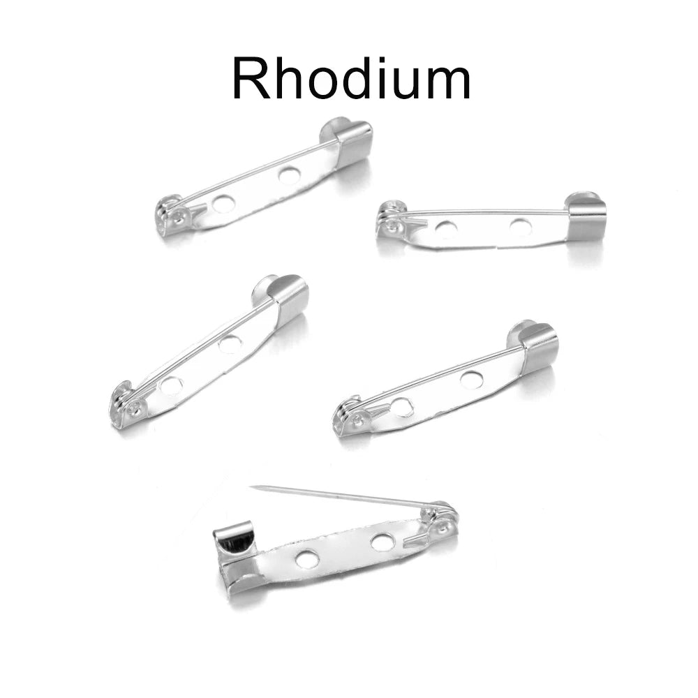 50er Set Brosche Clip Basis Pins in 15-40mm – DIY Schmuckzubehör-Yabubest - Home & More