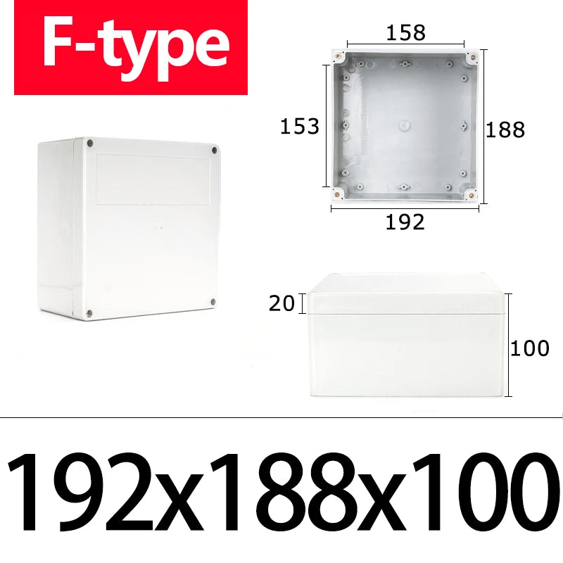 Wasserdichte Anschlussdose ABS mit IP67 Schutz für Außenbereich