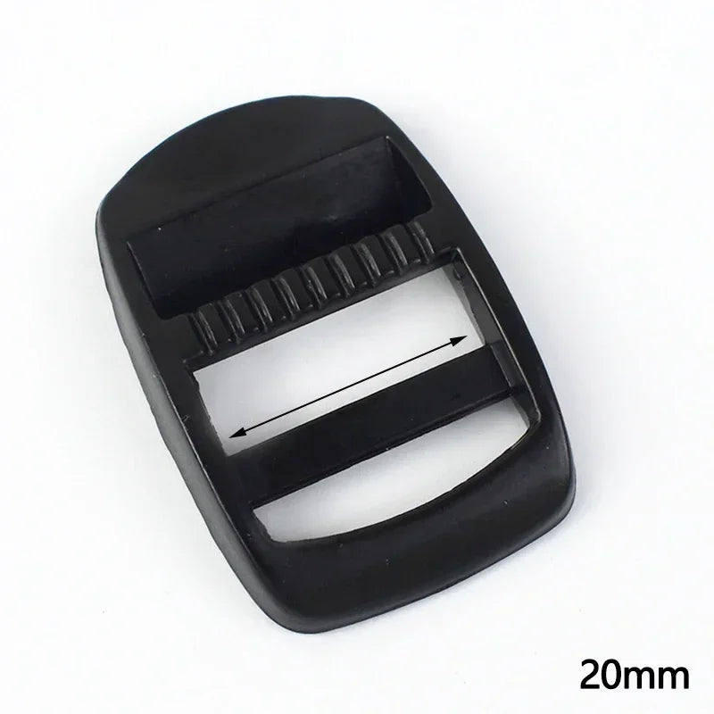 4 Stück Metall Gürtelschnalle Tri-Glide Schiebeverschluss für Rucksack