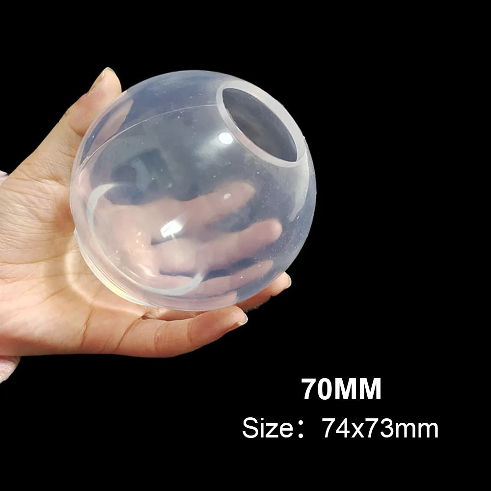 Transparente handgemachte Silikonform für 3D Kugel Epoxidharz DIY Schmuck