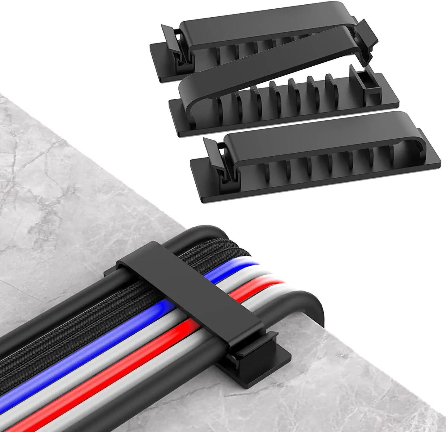 Kabel Organizer für USB Kopfhörer und Tastatur Kabelmanagement