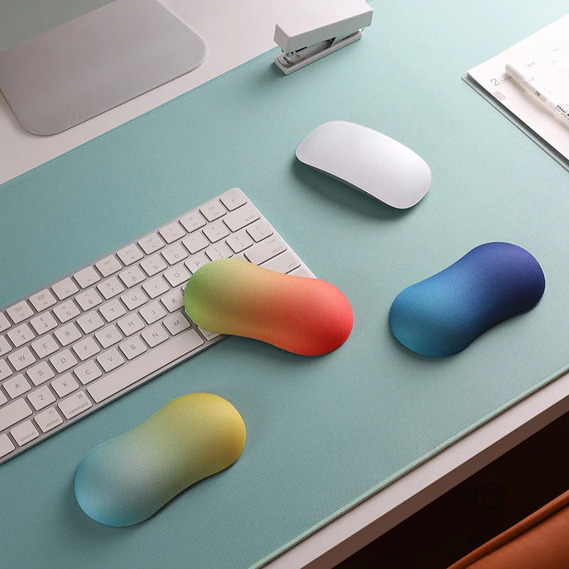 Ergonomisches Silikon Mauspad mit Handgelenkstütze für PC - Büro