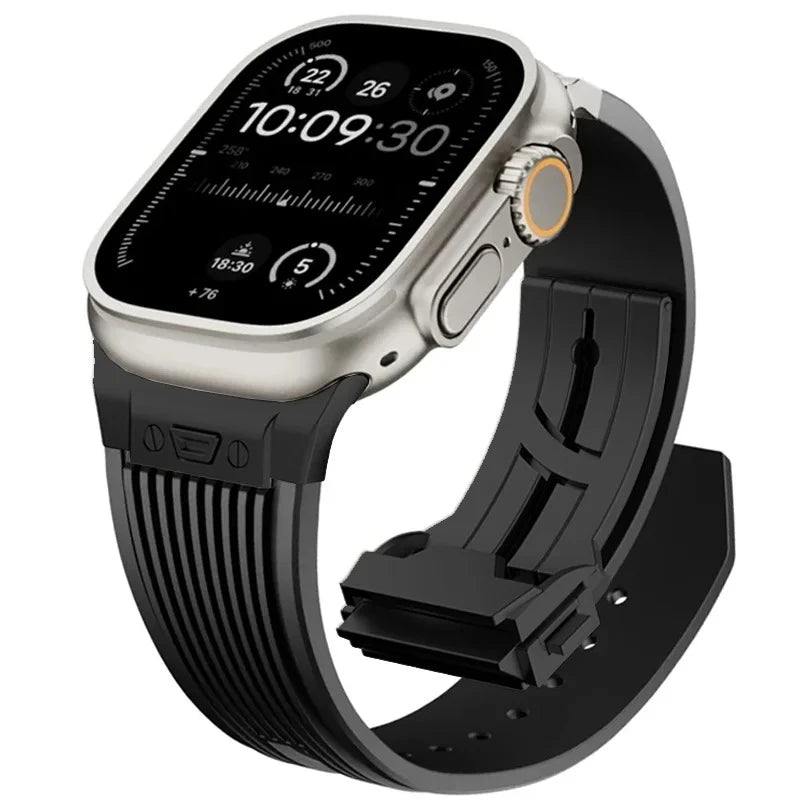 Sport-Silikonarmband für Apple Watch Ultra und Serie 11, 49 46 45 44 mm-Yabubest - Home & More