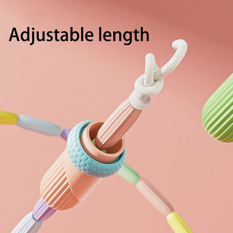 2,8m Fitness Springseil mit weichen Perlen für Anfänger Erwachsene Kinder