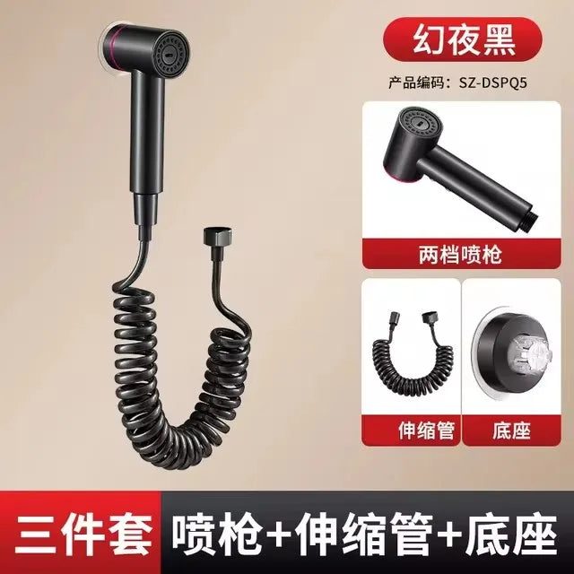 Handheld Bidet Sprayer Set 2 Modus Badezimmer Spritzpistole Wandmontage