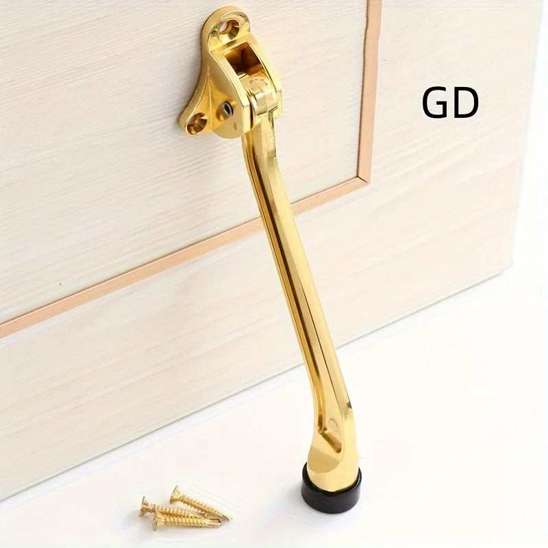 Robuster Türstopper aus Zinklegierung mit Gummiringen für sicheren Halt