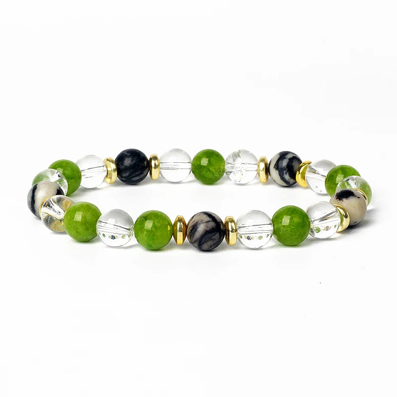 Citrin Aventurin Kristall Armband: Feng Shui Glück & Reichtum für Unisex