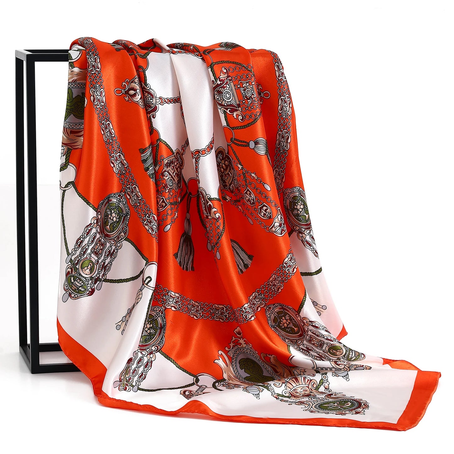 Stilvolles Polyester Halstuch für Damen - Vielseitiger Retro Look