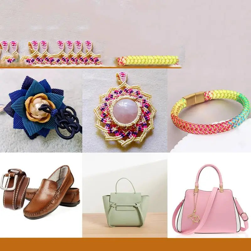 0,35mm gewachste Lederschnur für Schmuckherstellung