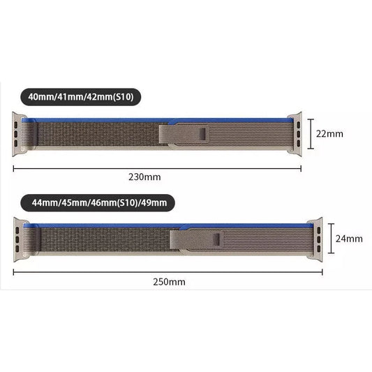 Robustes Nylon Armband für Apple Watch Ultra und alle Serien