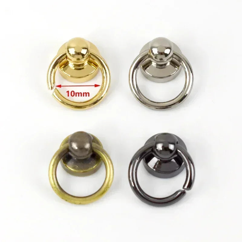 5er Set Metall Clip Schnallen fuer Handtaschen und DIY Riemen