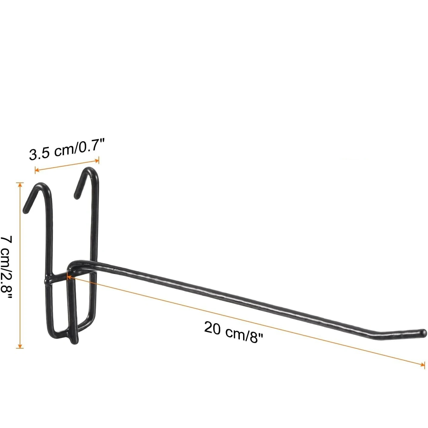 Mesh Gitterhaken Set Robuste Display Haken für Wandaufbewahrung Garage