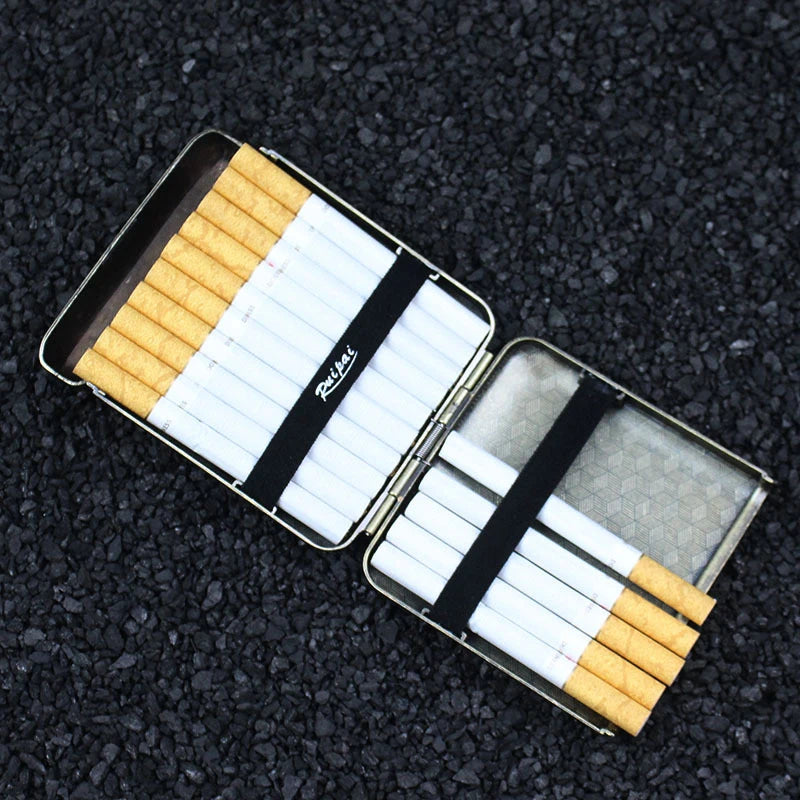 Metall Zigarettenetui mit Adler Muster für 20 Zigaretten