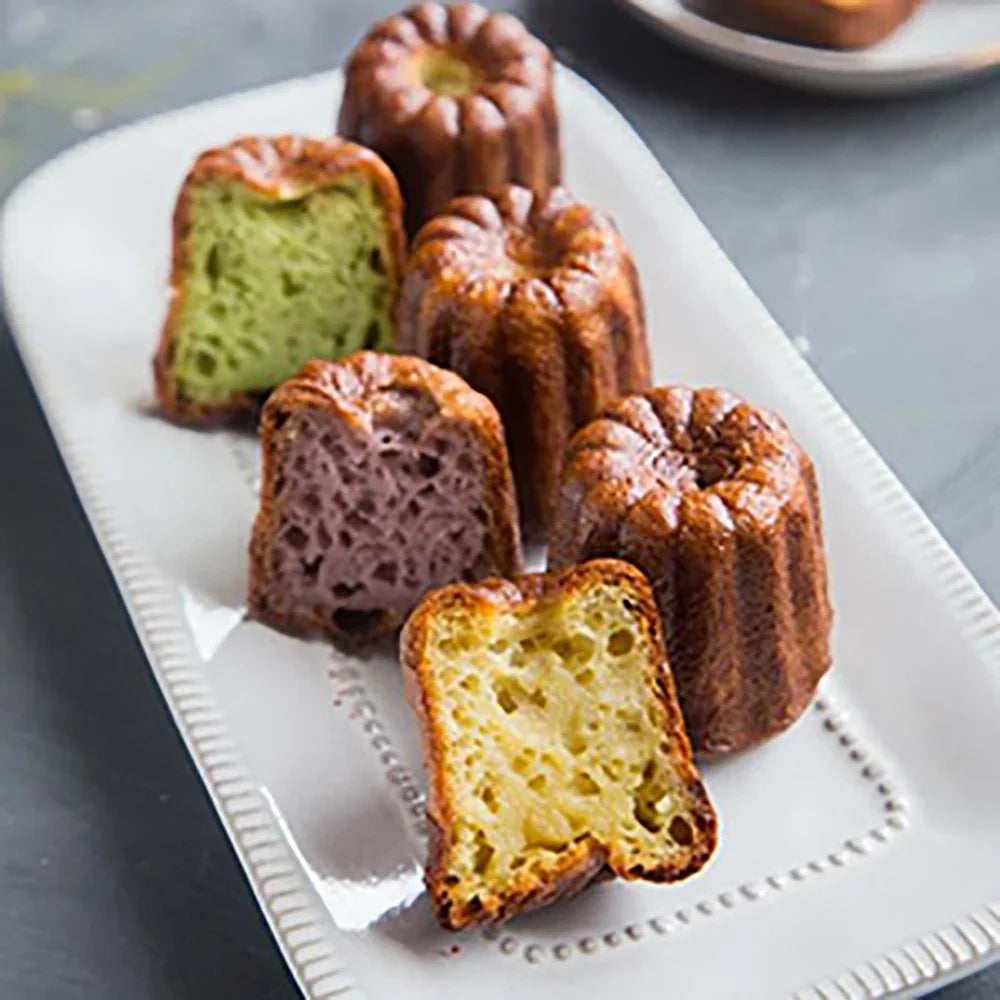 Silikonbackform mit 8 oder 18 Mulden, Antihaft Mini Canele Kaninchen Kuchen