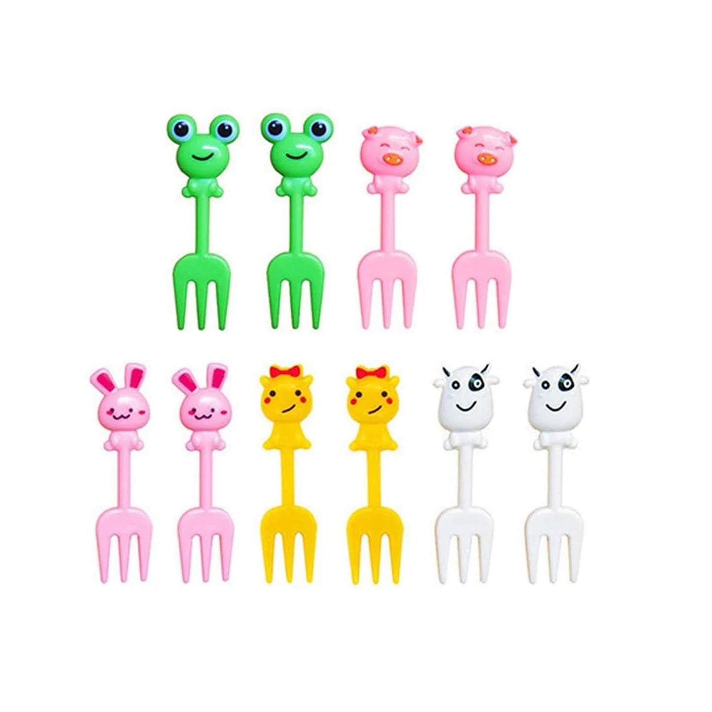 Kleine Obstgabeln für Kinder Snack Gabeln Tierform Bento Box Zubehör