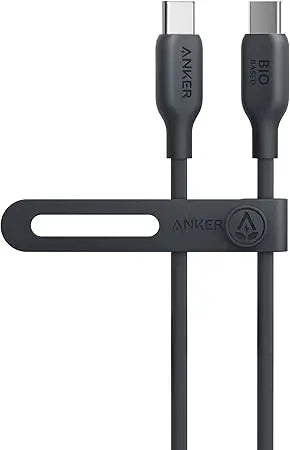 Bio-basiertes USB-C Ladekabel 240W, 1.8m, langlebig - schnellladefähig