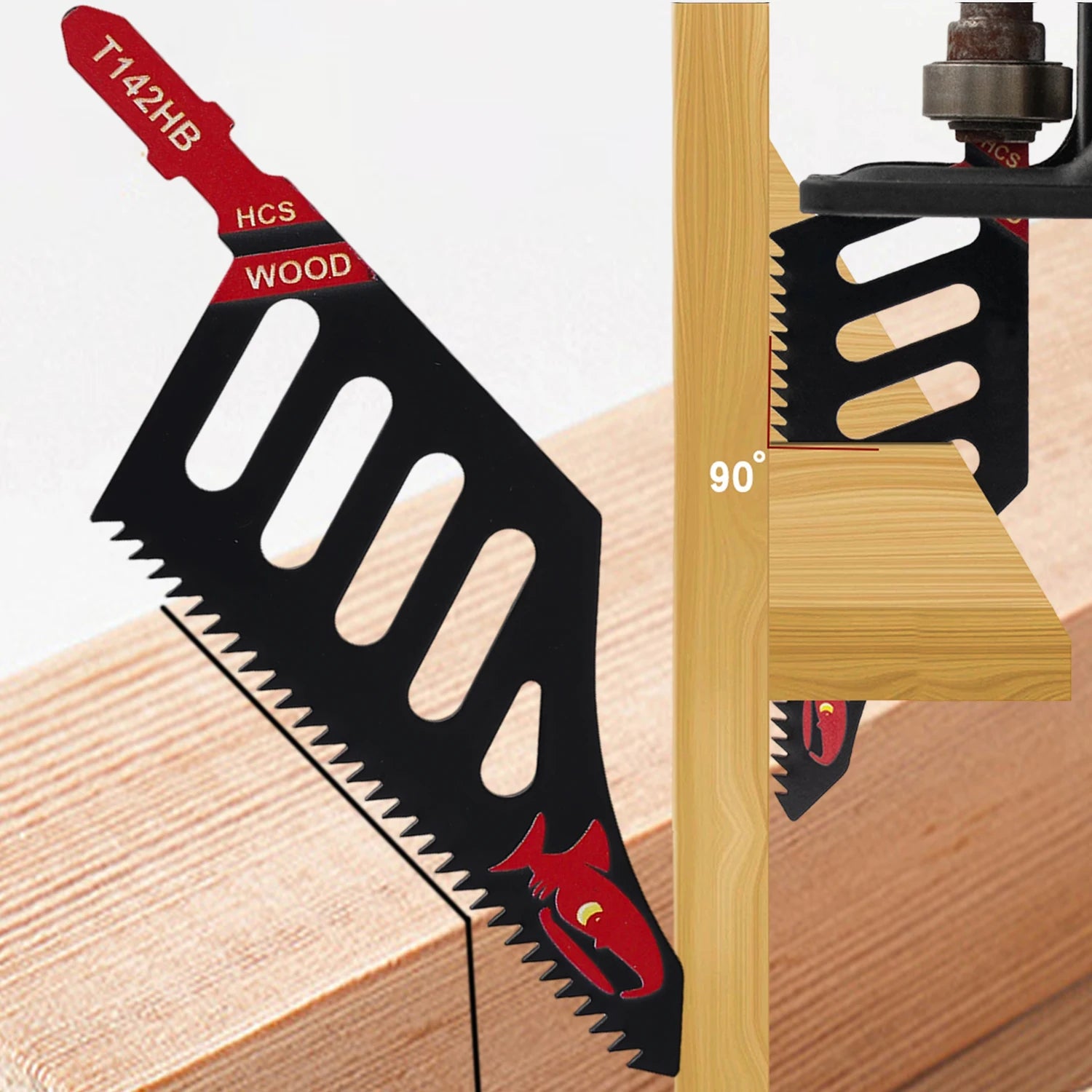 Gebogene Stichsägeblätter T-Schaft für präzises Holzschneiden-Yabubest - Home & More